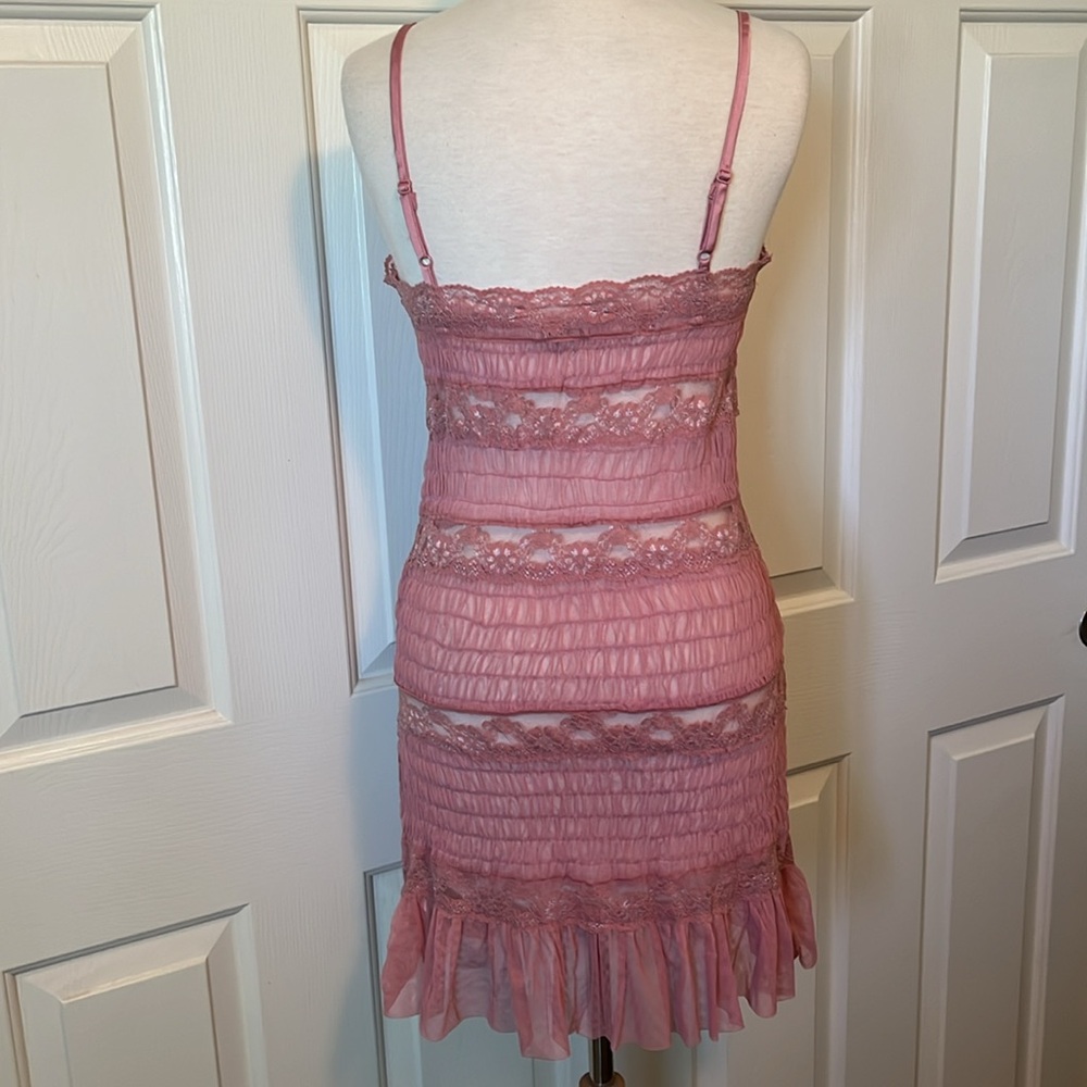 Free People Condesa Mini Slip Dress In Smoke Rose Color Nwot View 6